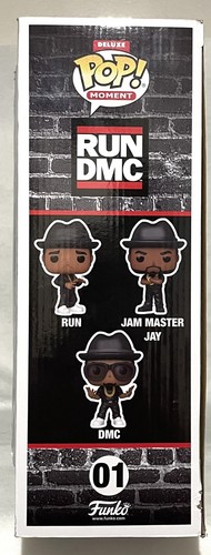 NEW Funko Pop! Deluxe Moment: RUN DMC IN CONCERT-3 Vinyl Figures 2022 Exclusive - Picture 4 of 6