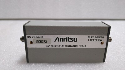[Used] Anritsu / 4512K / Step Attenuator, 70dB, DC-26.5GHz, 1Watt CW, 1pcs