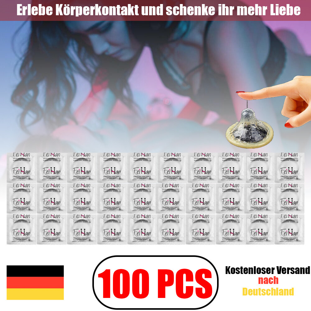 100PCS Latex Kondome Bulk Pack Ultra Thin Extended Pleasure Extra Time Sex Delay