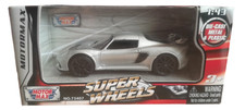 MotorMax Lotus Exige S Silver Metallic 1:43 Scale 4 Inch Diecast Car in Box