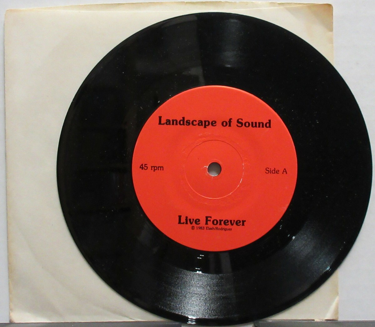 LANDSCAPE OF SOUND On The Edge 1983 US Private 45 SYNTH POP LANDSCAPE OF SOUND On The Edge 1983 US Private 45 SYNTH POP