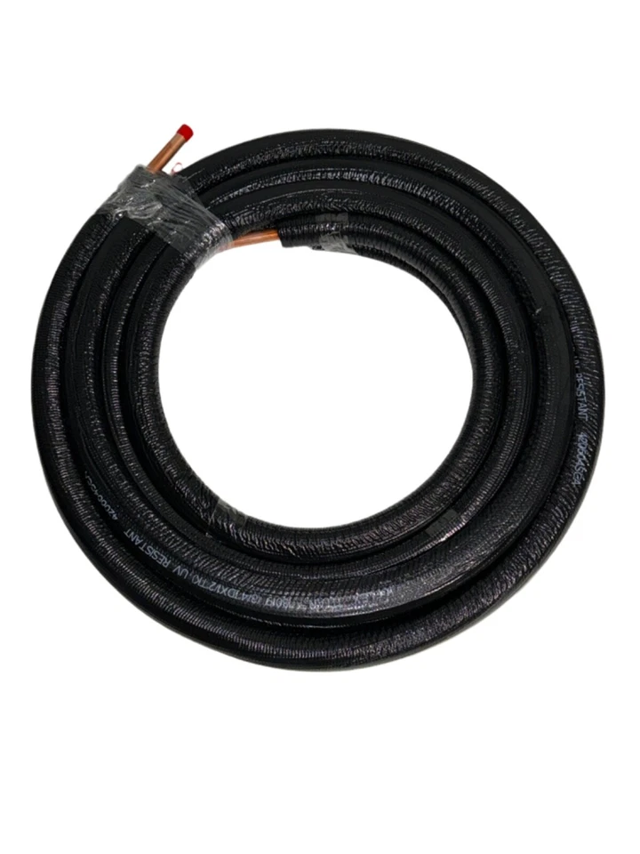 Juego de línea 3/8" X 3/4" 25' con aislamiento polimérico con chaqueta de 1/2" resistente a los rayos UV Foto 4 de 4
