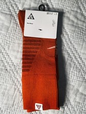 $28 Nike ACG Wool Blend Socks Men's 8-12 Orange Crew Hiking Outdoor DV5465-800