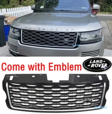 Grill For Range Rover L405 Vogue 2013-2017 UPGRADE Bumper Grille Black+Silver