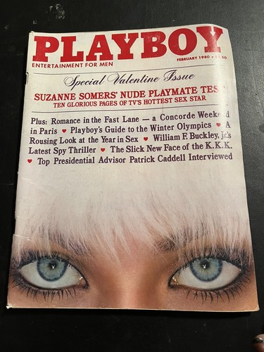 Playboy Magazine February 1980 with Suzanne Somers' Nude Playmate Test