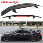 For Lexus LS460 2007-2012 Matte Black 52" Rear Trunk Spoiler Wing W/Brake Light