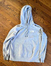 north face sweatshirt womens small gray hooded