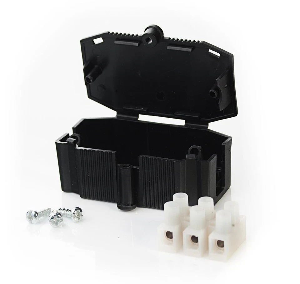 Verteilerdose 3 polig Kabelverbinder Dosenmuffe Verbindungsbox Connecotor Form - Bild 3 von 3