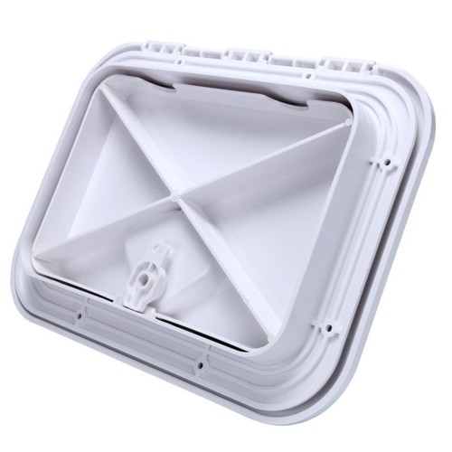 Escotilla de acceso marino barco escotilla tapa cubierta acceso escotilla y tapa 10-5/8" X 14-3/4" - Imagen 7 de 8