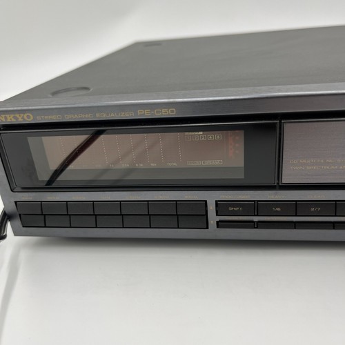 Onkyo PE-C50 Graphic Equalizer Vintage aus Japan gebraucht Betrieb bestätigt - Bild 12 von 13
