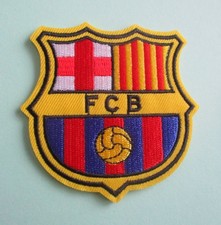 Football Club From Barcelona Spain New Embroidered Iron-On Soccer Patch 2 "