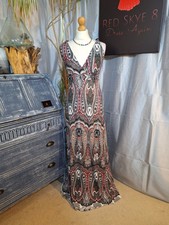 Monsoon geometric multicolour Dress UK14 – Wedding/ Party/ Evening/ Formal