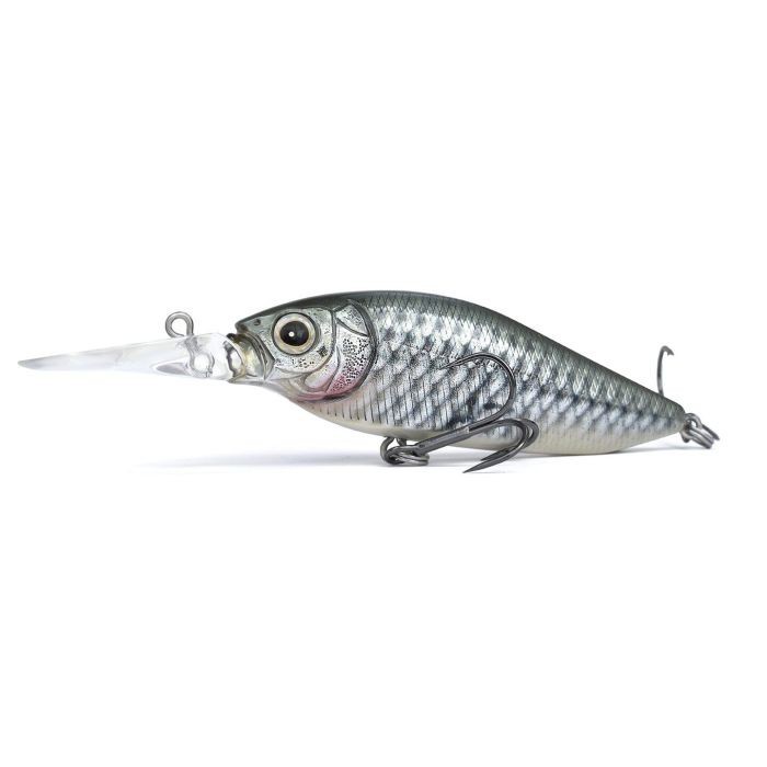 Megabass Diving Flap Slap poisson flottant de 10.6g doté de flancs plats réfléchissants