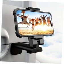Klearlook Universal Airplane Phone Holder, in Flight Travel Essentials Black