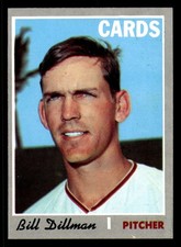 1970 Topps #386 Bill Dillman Near Mint+ Cardinals       ID:289465