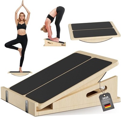 Balance Board Holz Gleichgewichtsboard Therapiekreisel Wackelbrett Beintraining