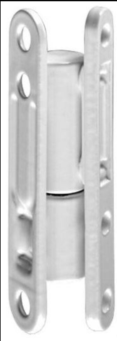 Cerniera Per Infissi In PVC 15x58 mm Bianca | Alta Resistenza COD 591