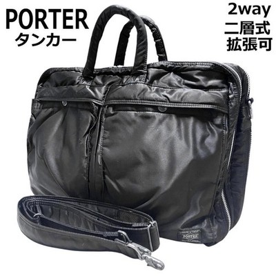Porter Tanker Shoulder Bag 2Way Large Capacity Laptop Compartment Used