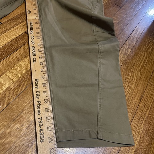 Pantalones chinos recortados curvos Anthropologie Maeve barril bronce nuevos con etiquetas $148 EE. UU. 6 - Imagen 8 de 12