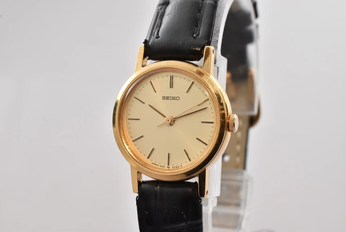 Caja nueva batería. Reloj de cuarzo para mujer N Mint SEIKO de colección...