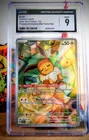 Carte Eevee SV Prismatic Evolutions Black Star Promos ETB Eevee #173 CGC 9 MINT