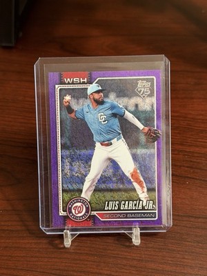 2026 Topps Series 2 Luis Garcia Jr. #364 Purple Holo Foil /250 Nationals