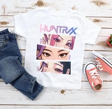 Demon Hunters Huntrix T-shirt, white, Mira, Rumi, Zoey Tee, K-pop