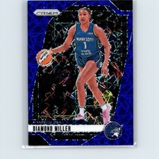 2024 Panini Prizm WNBA Diamond Miller #63 Blue Velocity Prizm Minnesota Lynx