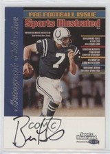 1999 Fleer Sports Illustrated Auto Collection Bert Jones Auto 4f5