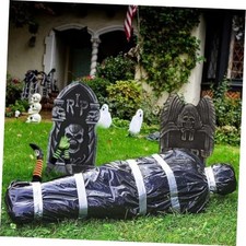 Halloween Decorations Corpse Dead Victim Props 60 inch Hanging Dead Body Black