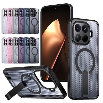 Magnetic Heat Dissipation Stand Protection Back Case For Xiaomi 15T Pro / 15T