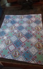 Cotton Patch Work QUILT 94 By 82 Inches See Pictures