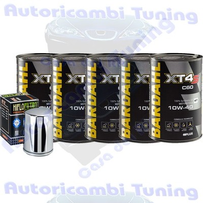Wartungsset Öl Bardahl XT4S 10W40 Für Harley Davidson FLTR Road Glide 1998
