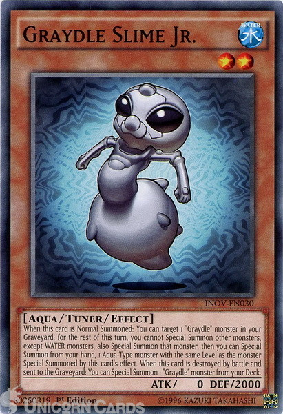 INOV-EN030 Graydle Slime Jr. Common 1st Edition Mint Yu-Gi-Oh! Card