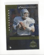 1998 Pinnacle Mint Lasting Impressions #8 Troy Aikman Cowboys