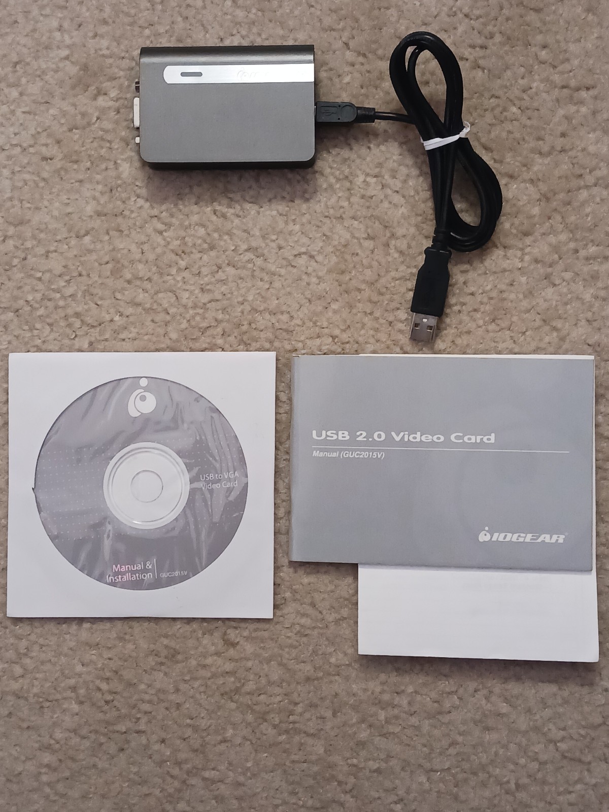 IOGEAR GUC2015V USB 2.0 to VGA/SVGA External Video Adapter