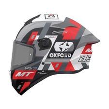MT Targo S Sergio Garcia Motorcycle Helmet B5 Gloss Red White