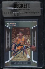 BAS 2008 Donruss Americana Sports Legends Muggsy Bogues Seal of Authenticity 3c7