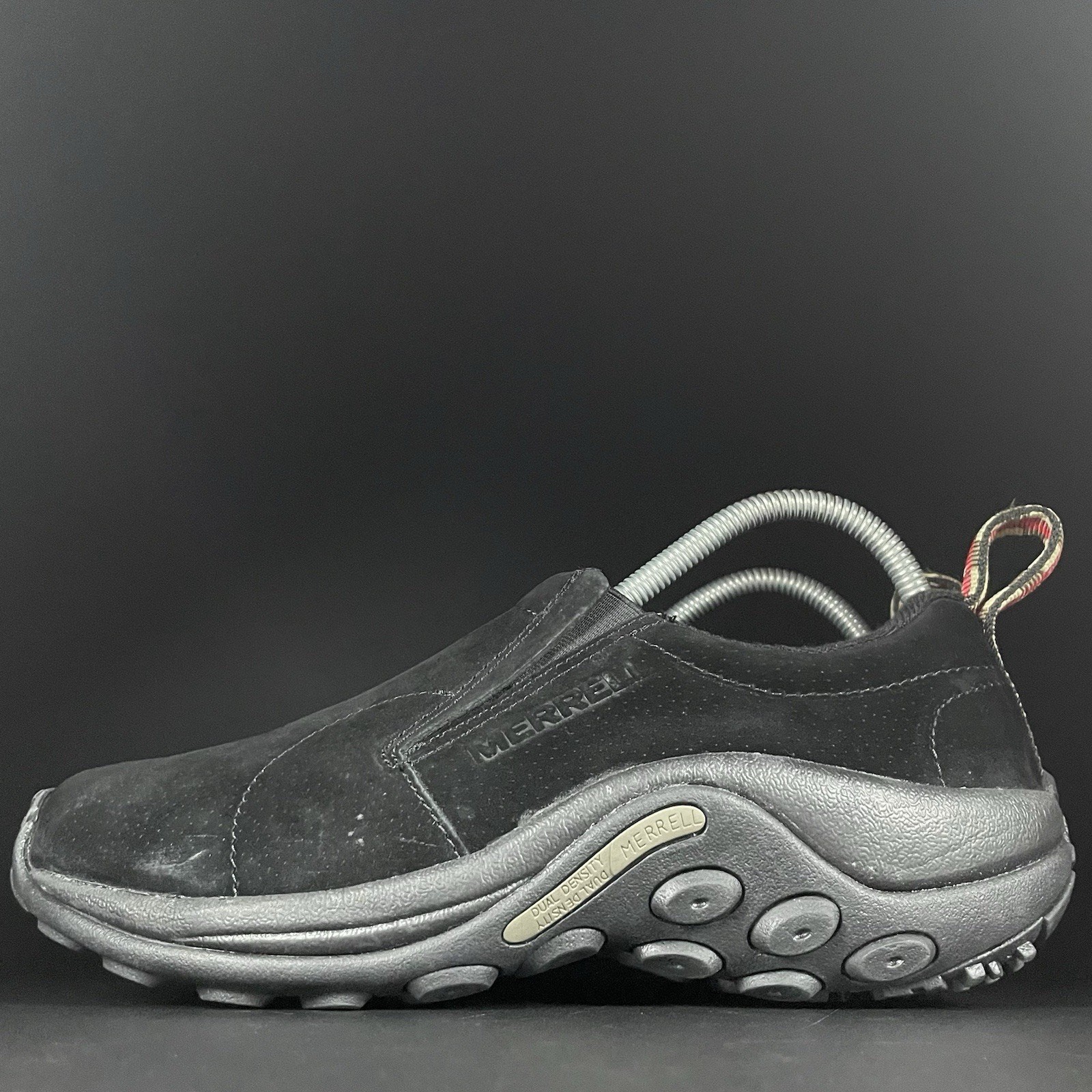 Mocassini Merrell Jungle Moc donna 8 5 mezzanotte slip on scarpe escursionismo casual usati in ottime condizioni