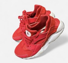 Nike Air Huarache Run Red Youth Running Sneakers Size 7