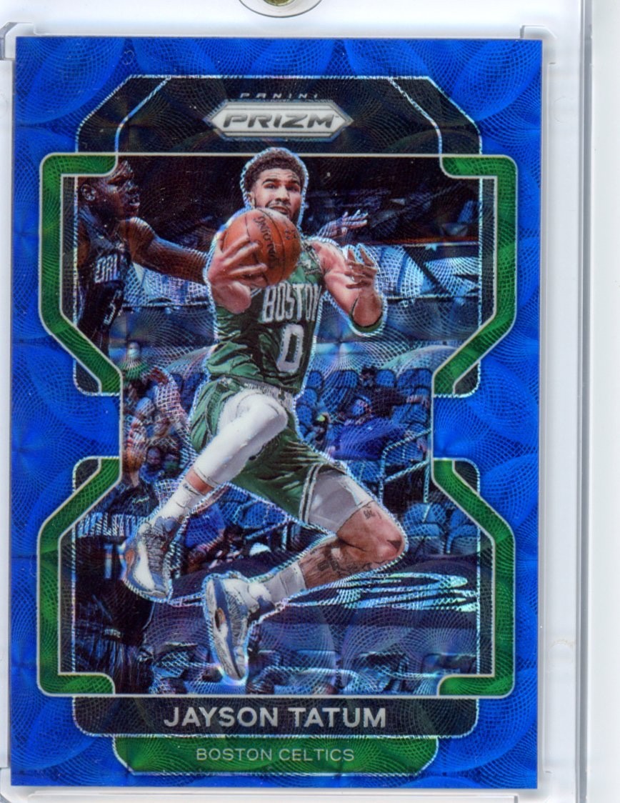 Jayson Tatum 2021-22 Panini Prizm Choice Blue /39
