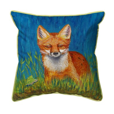 Betsy Drake Red Fox Extra Large 22 X 22 Indoor Outdoor Pillow