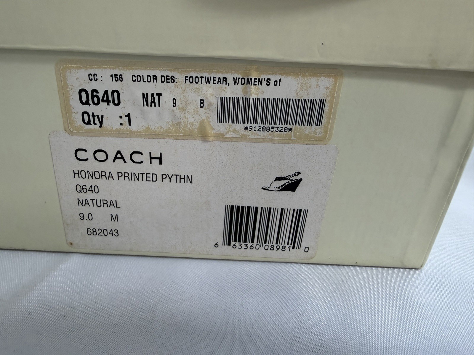 Coach Honora Printed Python Wedge Sandals Women’s… - image 4