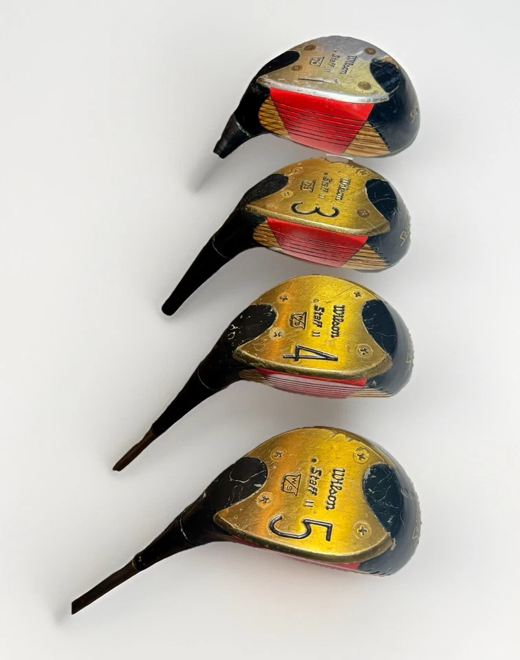 Set of 4 Wilson Staff II 4300 #1, 3, 4 & 5 Woods Dynamic 42” S-Flex Steel Shafts - Image 3 of 4