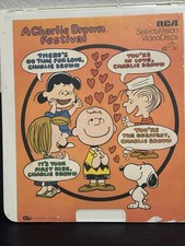 RCA SelectaVision CED Charlie Brown Festival Peanuts Animation 1hr33min sealed