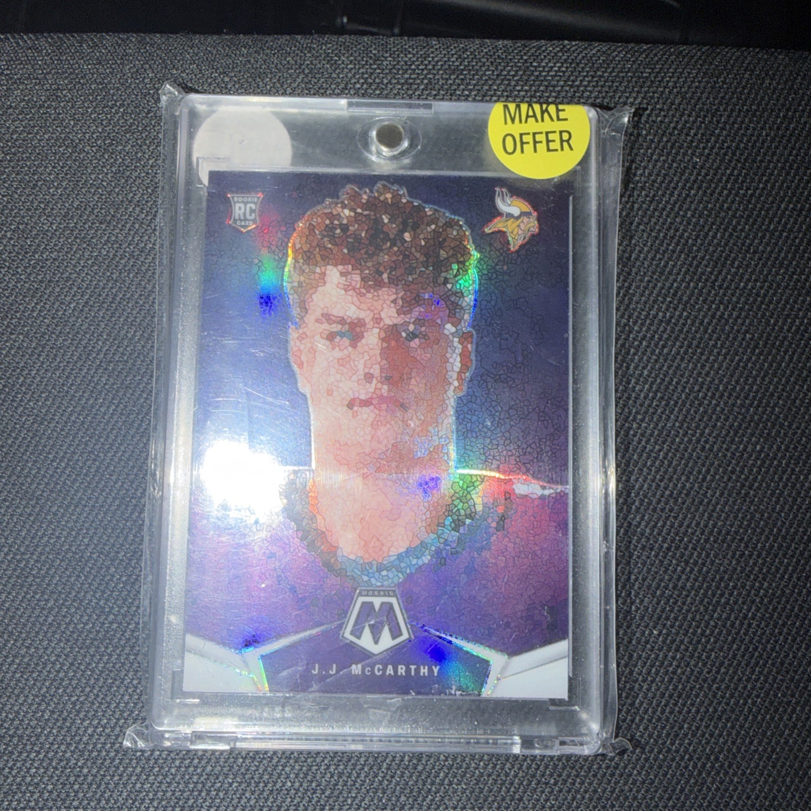 2024 Mosaic JJ McCarthy Micro Mosaic SSP Case Hit