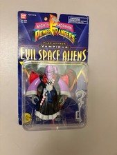 1995 Mighty Morphin Power Rangers Evil Space Alien Flap Attack / Vampirus Sealed