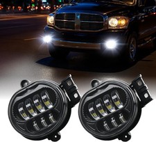 Newly Upgraded LED Fog Lights - 63W LM High Brightness Fog Lights Compatible wit