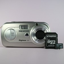 Samsung Digital Camera Digimax A4 4.0MP Silver Tested