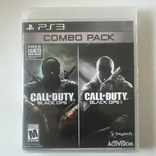 Call of Duty Black Ops I and II Combo Pack (PS3, 2015) with Manual CIB Tested